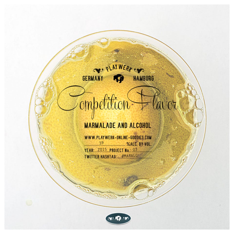 Marmelade und Alkohol