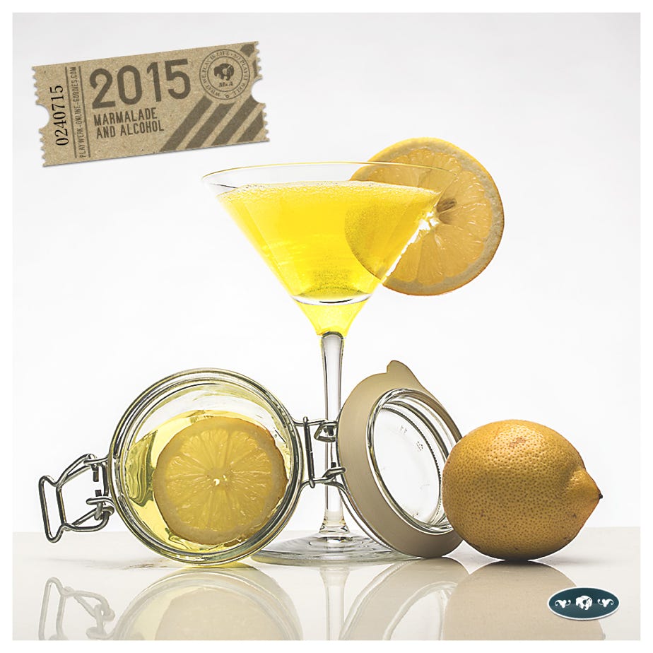 Marmelade und Alkohol