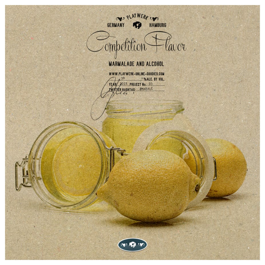 Marmelade und Alkohol